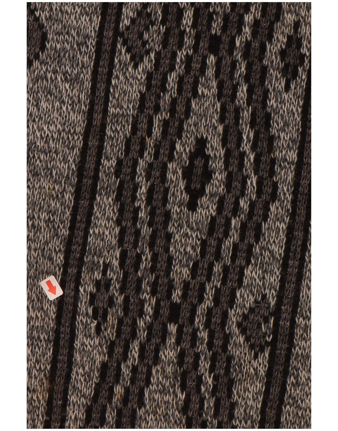 ANGELO LITRICO Herre sweater med rund hals IT 52/54 Stor Grå Geometrisk