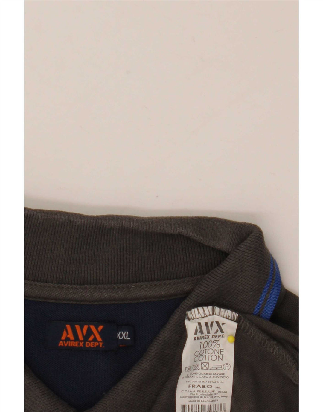 Avirex Polo Shirt til mænd 2XL Grå