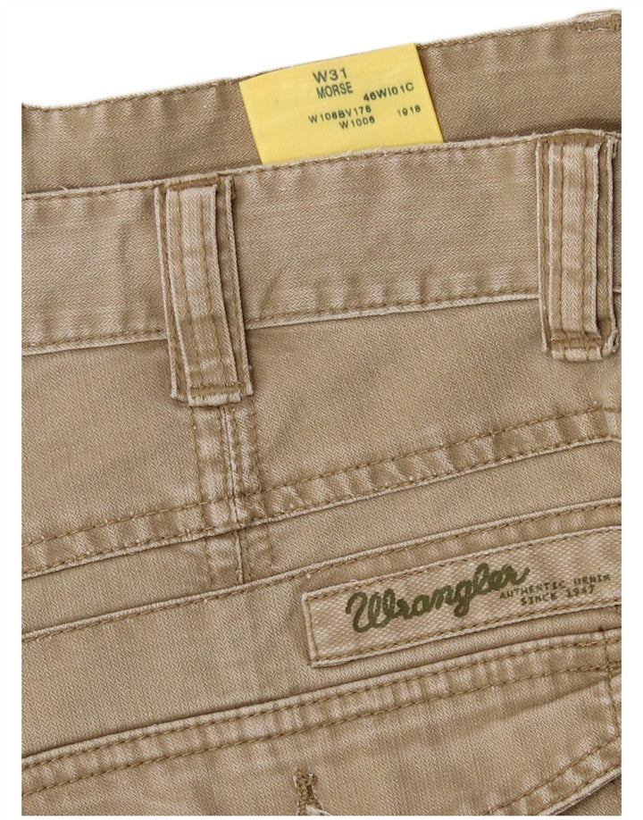 Wrangler Herre Morse Chino Shorts W31 Medium Beige Bomuld