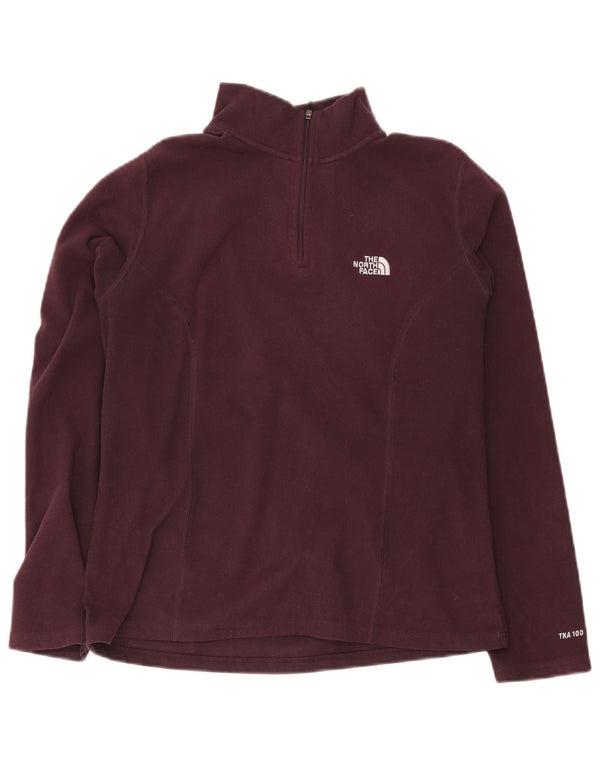 The North Face Dame Fleece Jumper med lynlås DK 14 Stor Burgundy Polyester