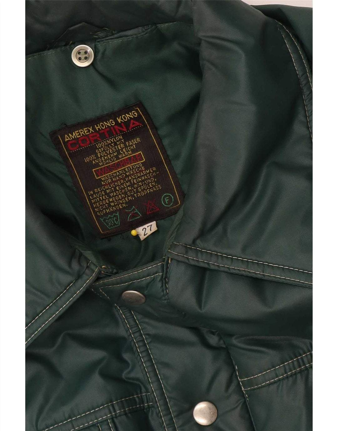 Herre Utility Jacket UK 40 Large Green Nylon