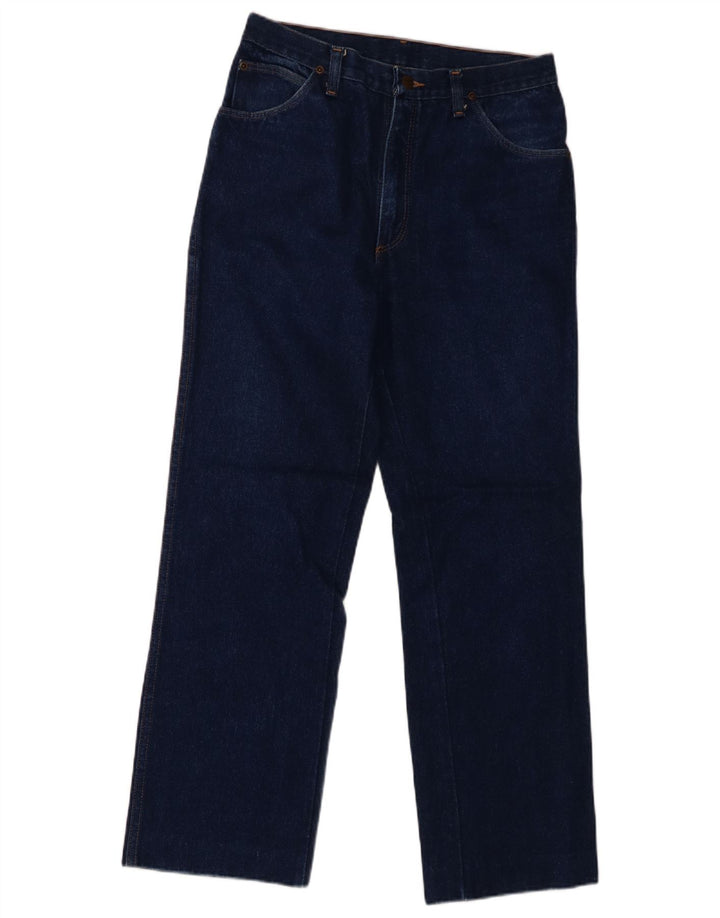 Wrangler Straight Jeans til mænd W32 L28 Marineblå bomuld