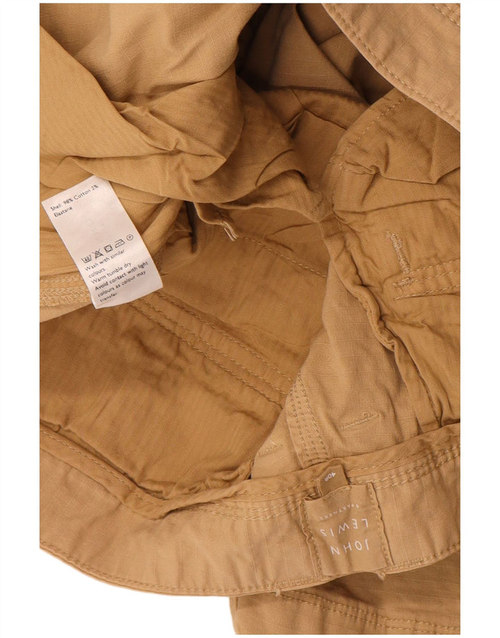 John Lewis Herre Cargo Shorts W40 XL Beige Bomuld