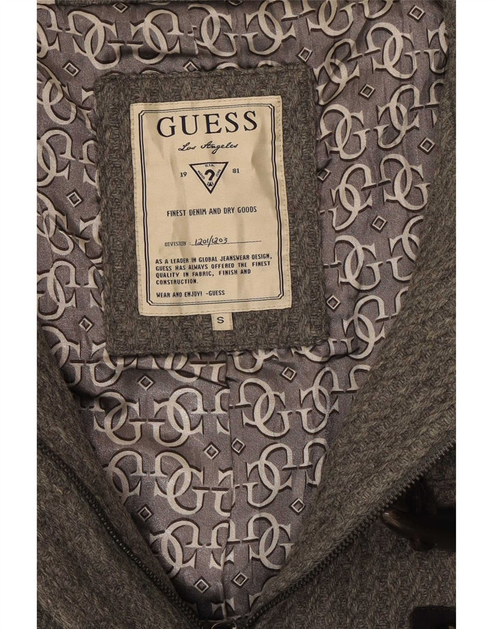 Guess Dame Duffle Coat UK 10 Small Grå Polyester