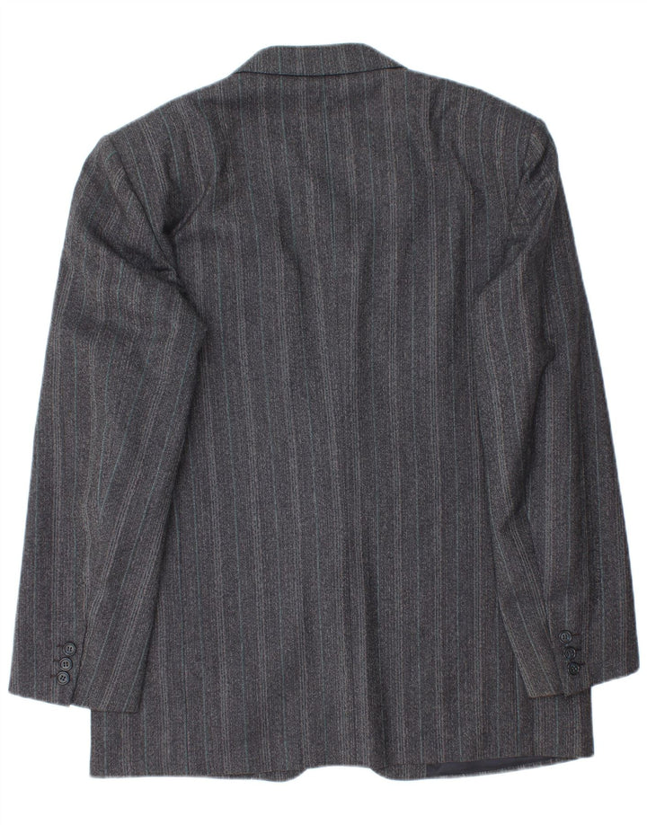 Valentino Herre 2-knaps blazerjakke IT 46 Lille marineblå stribet