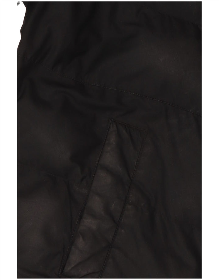 Nike drenge hættepolstret jakke 12-13 år stor sort polyester