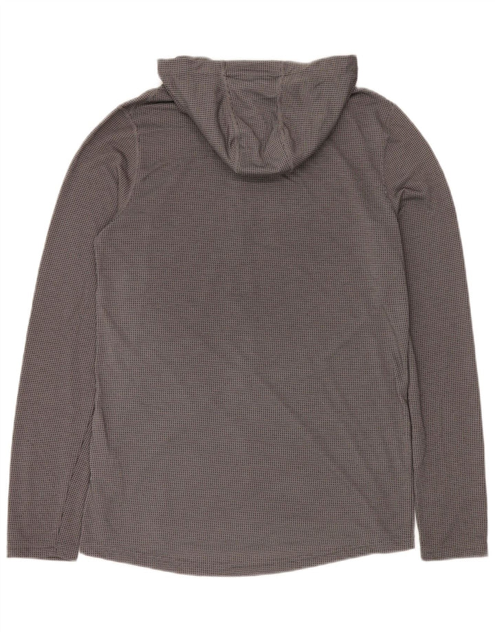 UNDER ARMOUR Herre Heat Gear Hættetrøje med lynlås mellemgrå polyester