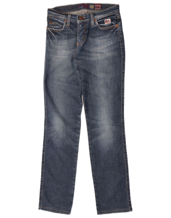 Roy Rogers lige jeans til kvinder W27 L30 blå bomuld