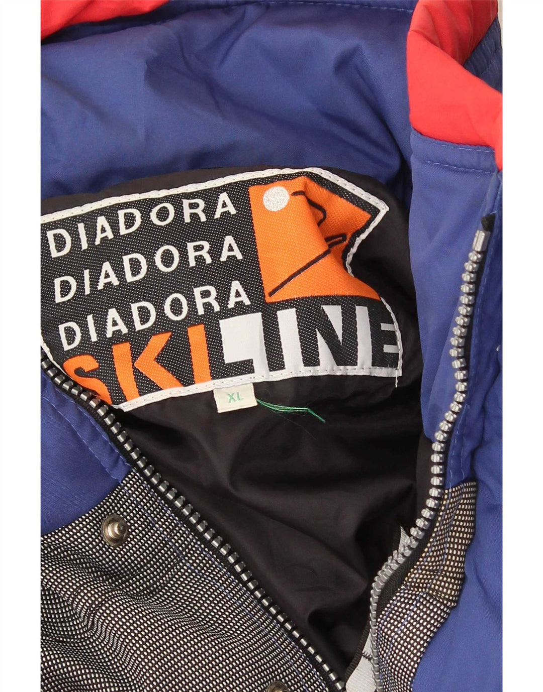 Diadora Herre Grafisk Ski Jumpsuit XL Blå Colourblock