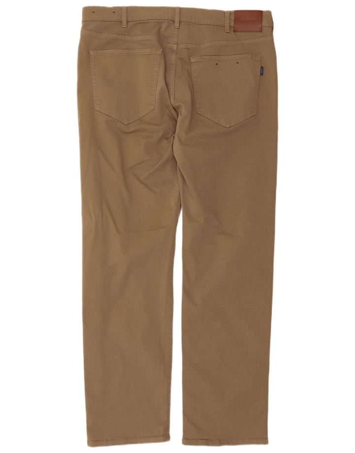 Gant Straight Casual Bukser til mænd W36 L32 Beige