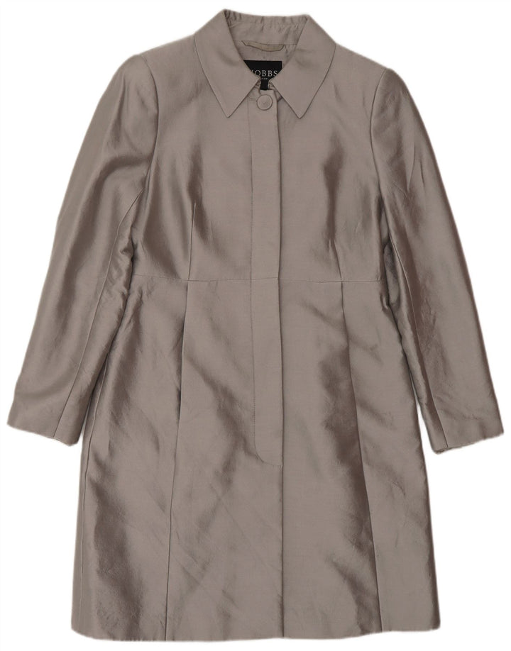 Hobbs Dame Overfrakke UK 10 Lille Grå Uld