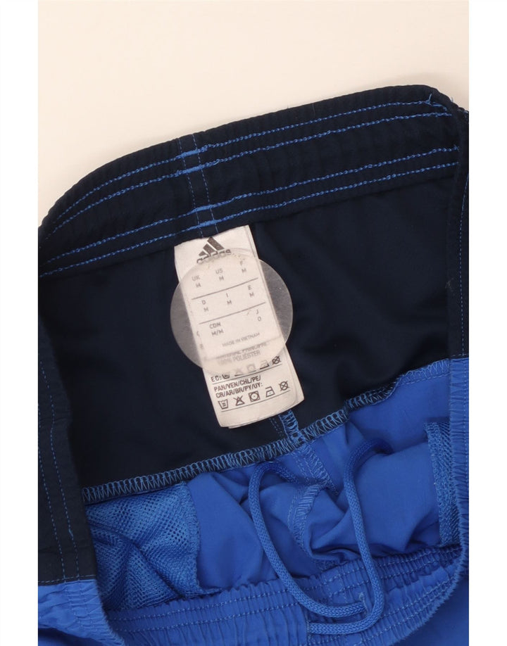 Adidas Herre Sportshorts Medium Blue Colourblock Polyester