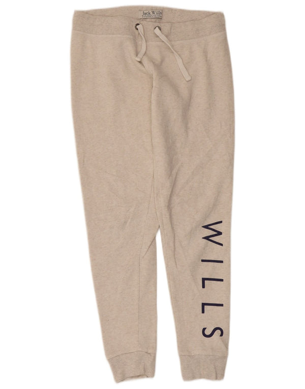 Jack Wills Træningsdragt til kvinder Joggers UK 12 Medium Beige Flecked