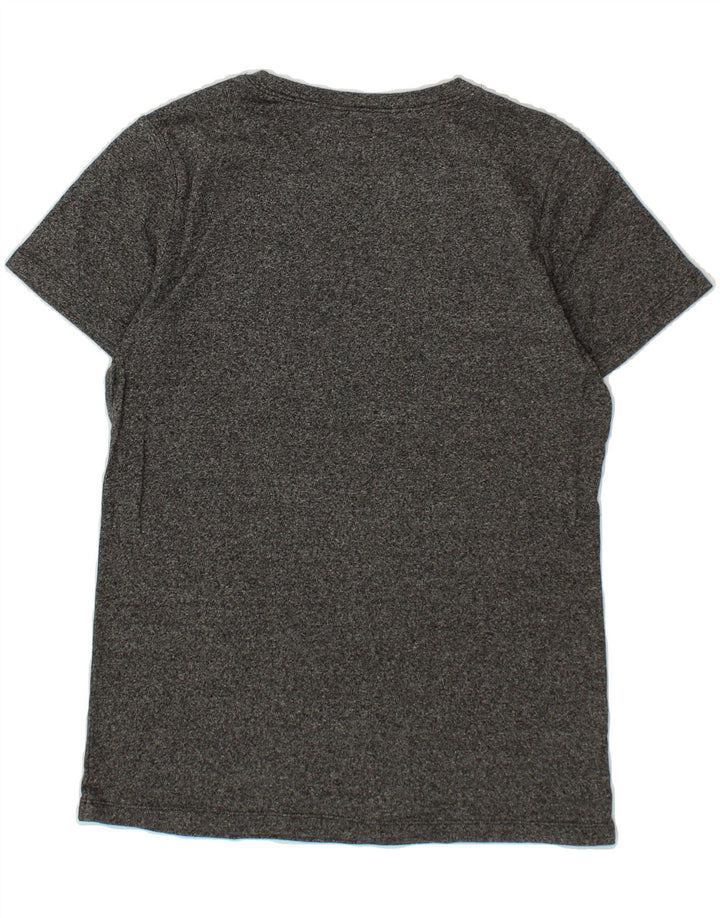EDDIE BAUER Womens T-Shirt Top UK 14 Large Grey Cotton Vintage Eddie Bauer and Second-Hand Eddie Bauer from Messina Hembry 