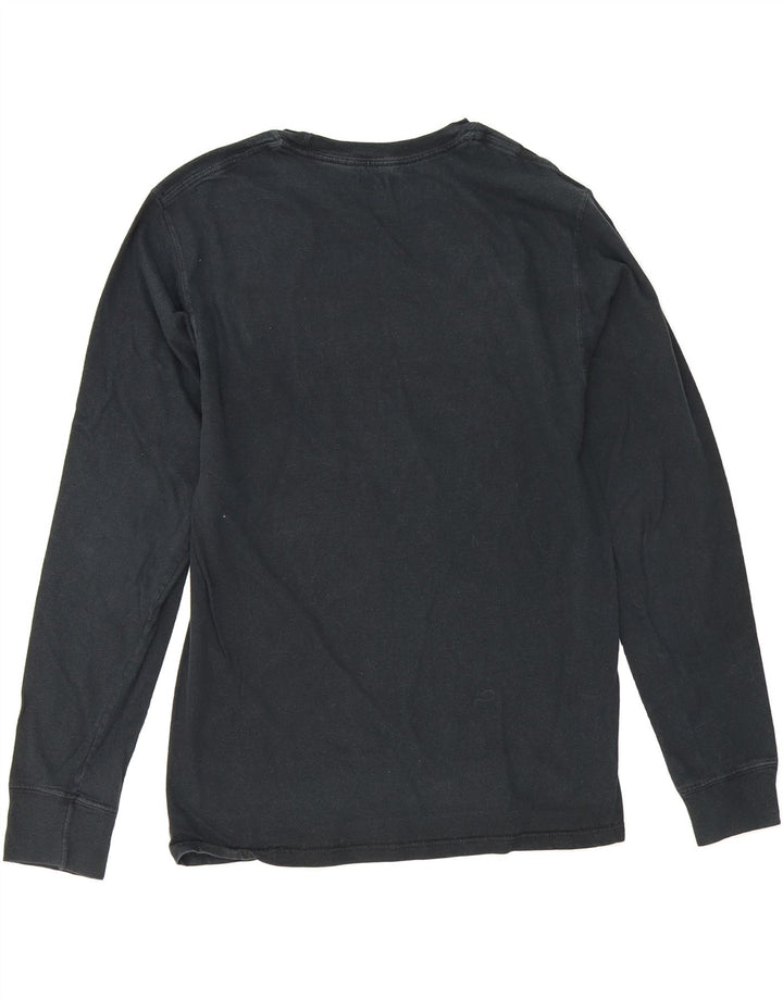 CHAMPION Mens Graphic Top Long Sleeve Small Black Vintage Champion and Second-Hand Champion from Messina Hembry 