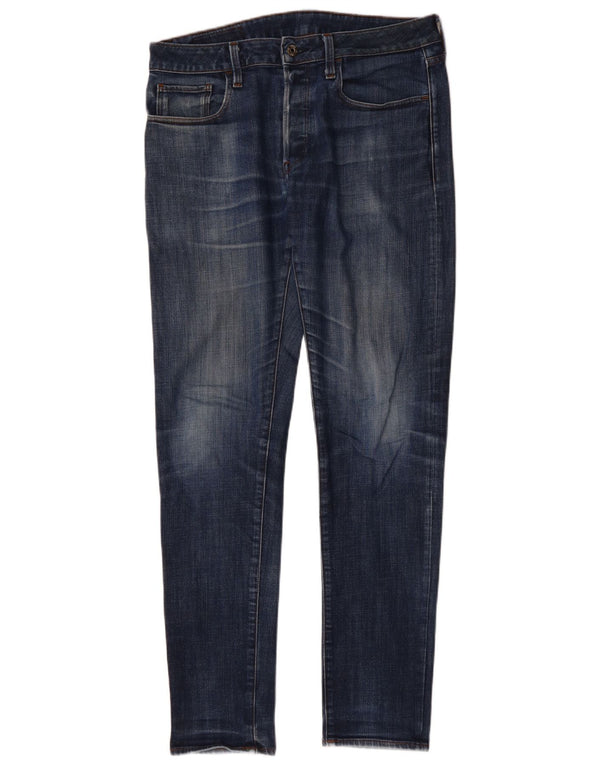 G-Star Herre Slim Jeans W32 L34 Blå Bomuld