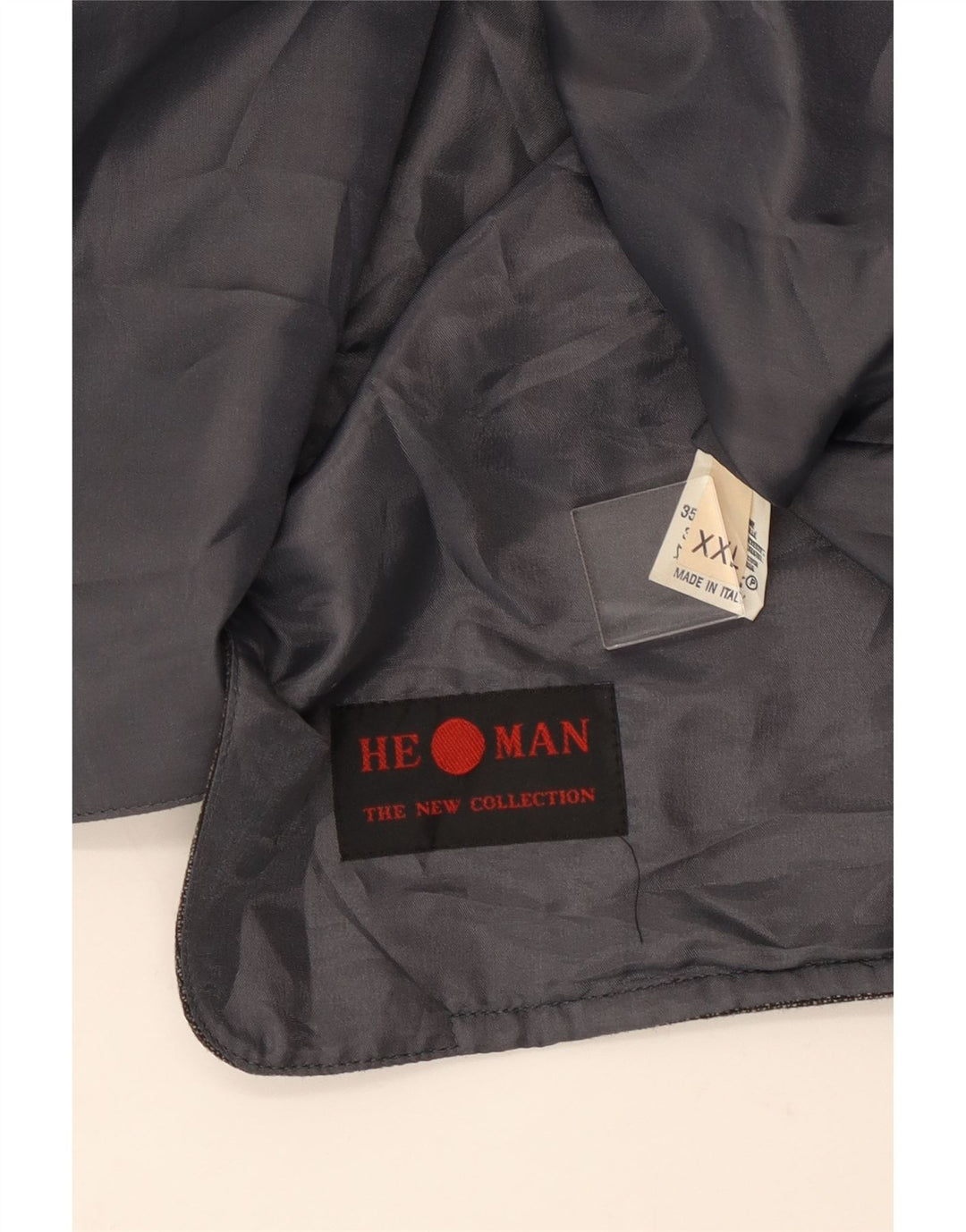 Vintage herrevest 2XL grå uld