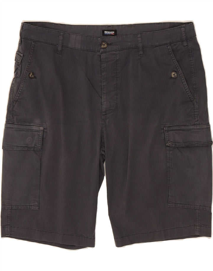 BLAUER Mens Cargo Shorts W38 XL Grey Cotton Vintage Blauer and Second-Hand Blauer from Messina Hembry 