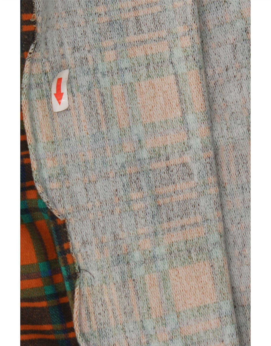 Vintage herre polo-hals sweatshirt jumper XL orange ternet