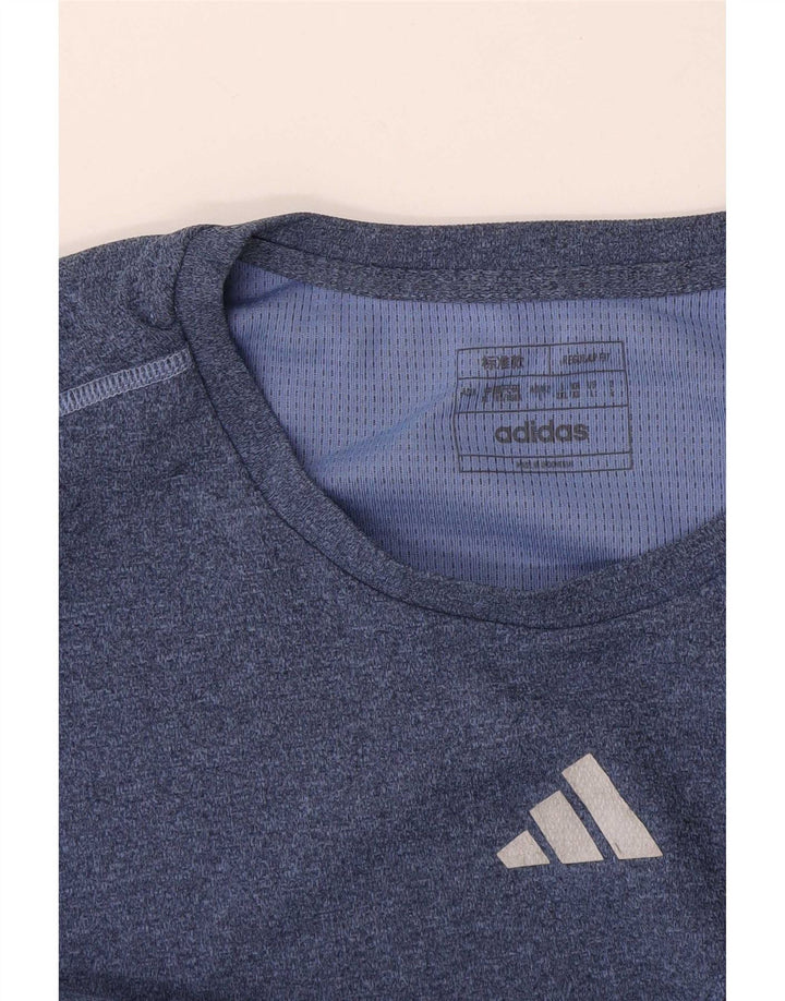 Adidas Herre Aeroready Regular Fit T-Shirt Top Stor Blå