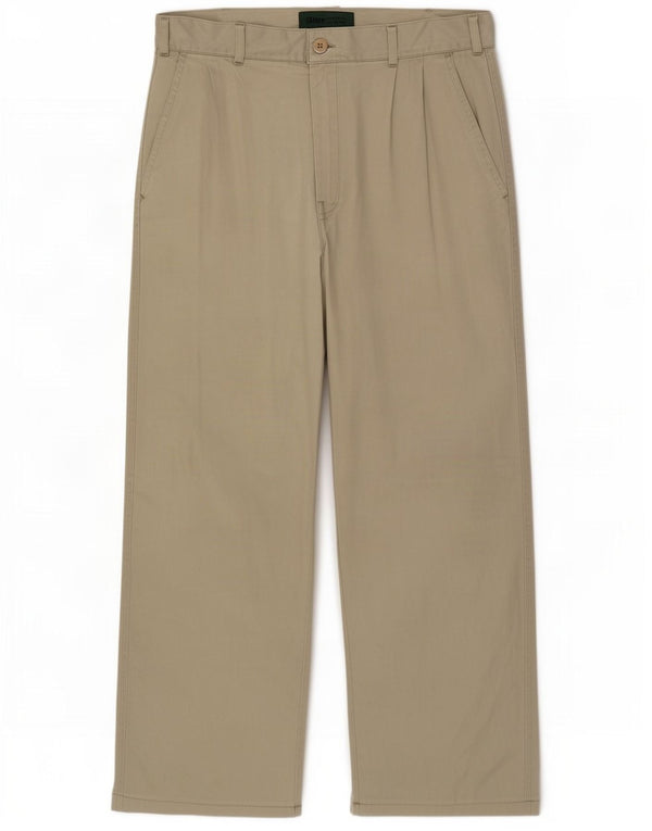 Vintage Mens Pegged Cargo Trousers IT 50 Large W34 L28 Beige Cotton