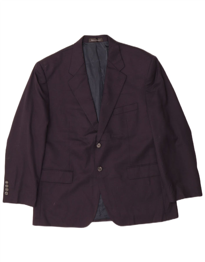 Chaps Herre 2-knaps blazerjakke UK 42 XL Marineblå Uld