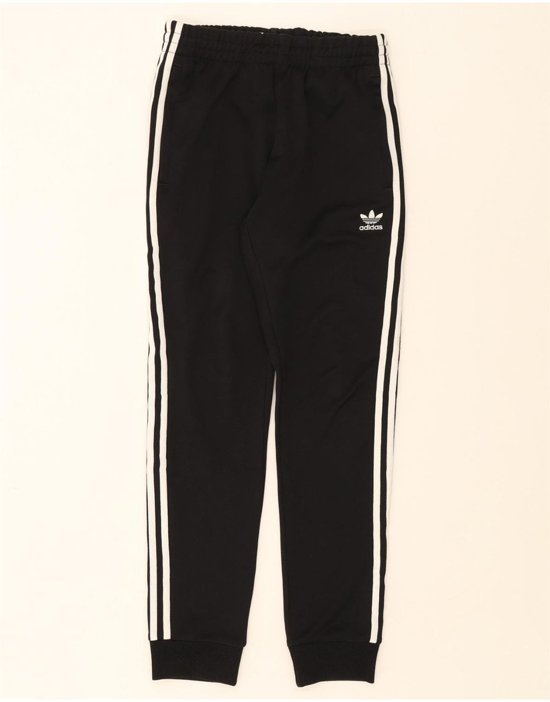 ADIDAS Mens Tracksuit Trousers Joggers Small  Black Polyester Vintage Adidas and Second-Hand Adidas from Messina Hembry 