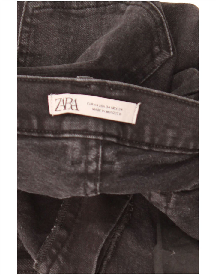 Zara Herre Slim Jeans EU 44 Large W34 L31 Sort