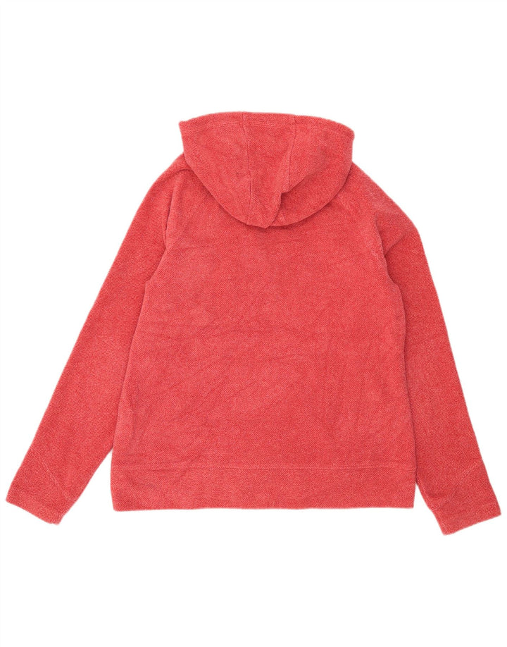 Carhartt hættetrøje med lynlås til kvinder US 8/10 Medium Rød Flecked Polyester