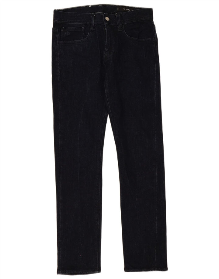 Armani Exchange Dame Slim Jeans W30 L30 Navy Blue