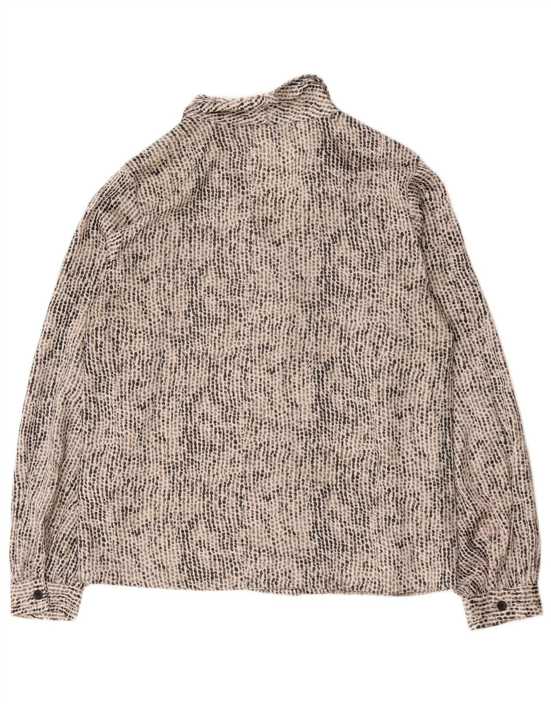 Topshop Dame Oversized skjortebluse UK 6 XS Multifarvet Plettet