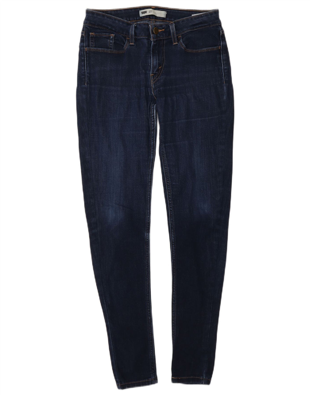 LEVI'S Skinny Jeans til kvinder W27 L30 Blå Bomuld