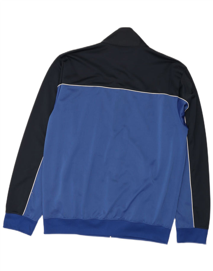 Champion Herre grafisk træningsdragt Topjakke XL Blå Colourblock Polyester
