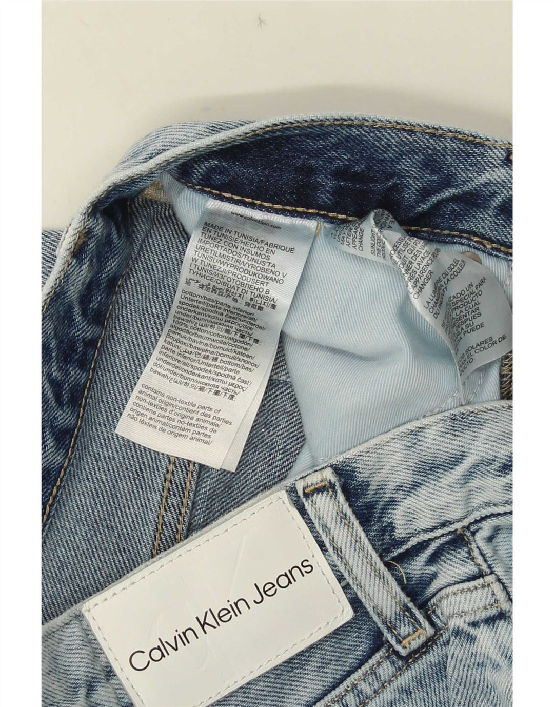 Calvin Klein Herre Bootcut Jeans W30 L33 Blå Bomuld