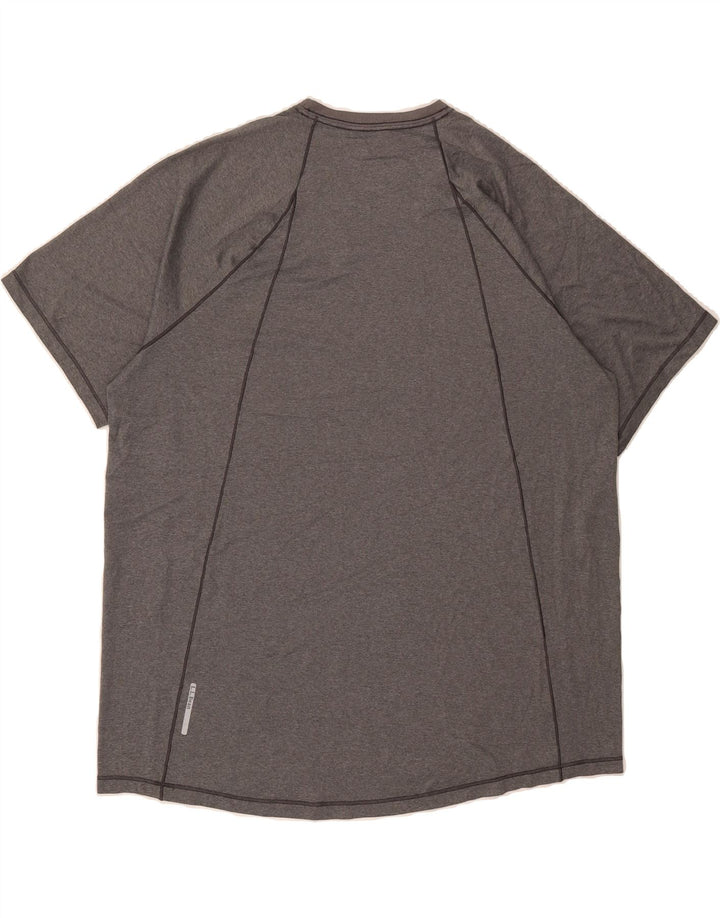 L.L.BEAN Mens Tall T-Shirt Top XL Grey Polyester Vintage L.L.Bean and Second-Hand L.L.Bean from Messina Hembry 