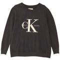 CALVIN KLEIN JEANS Grafisk sweatshirt til mænd, lille sort