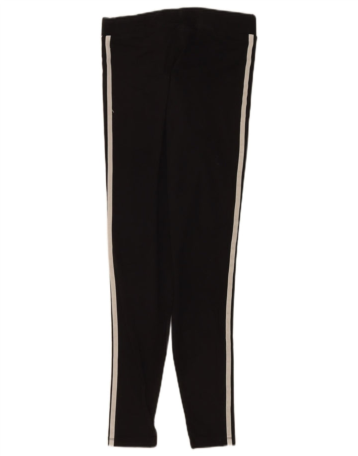 Adidas Dame Leggings UK 10 Small Black Bomuld