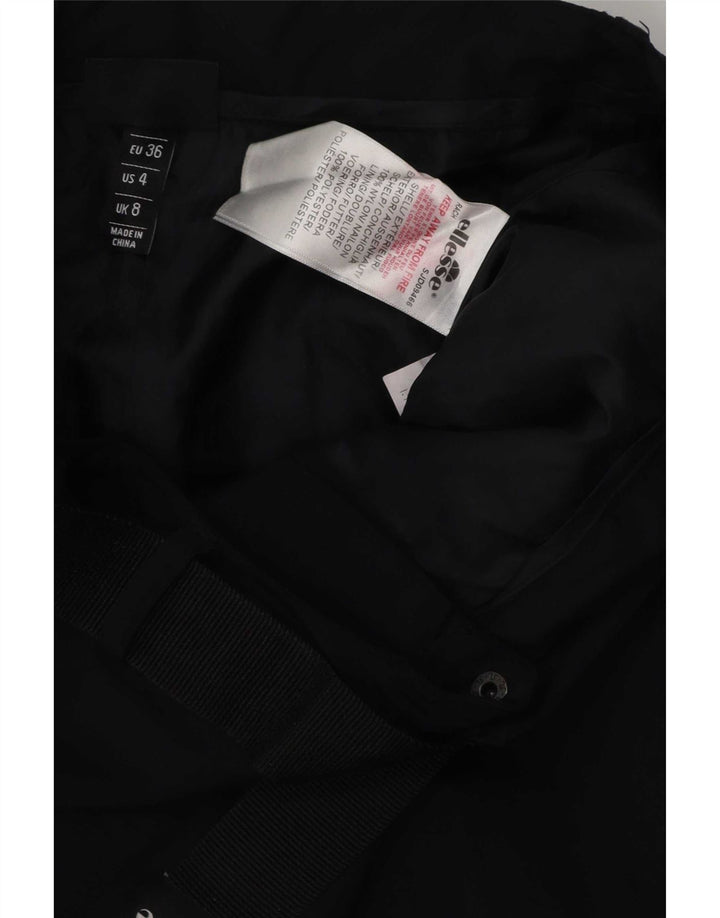 Ellesse Womens Joggers Cargo Trousers UK 8 Small Black Colourblock Nylon