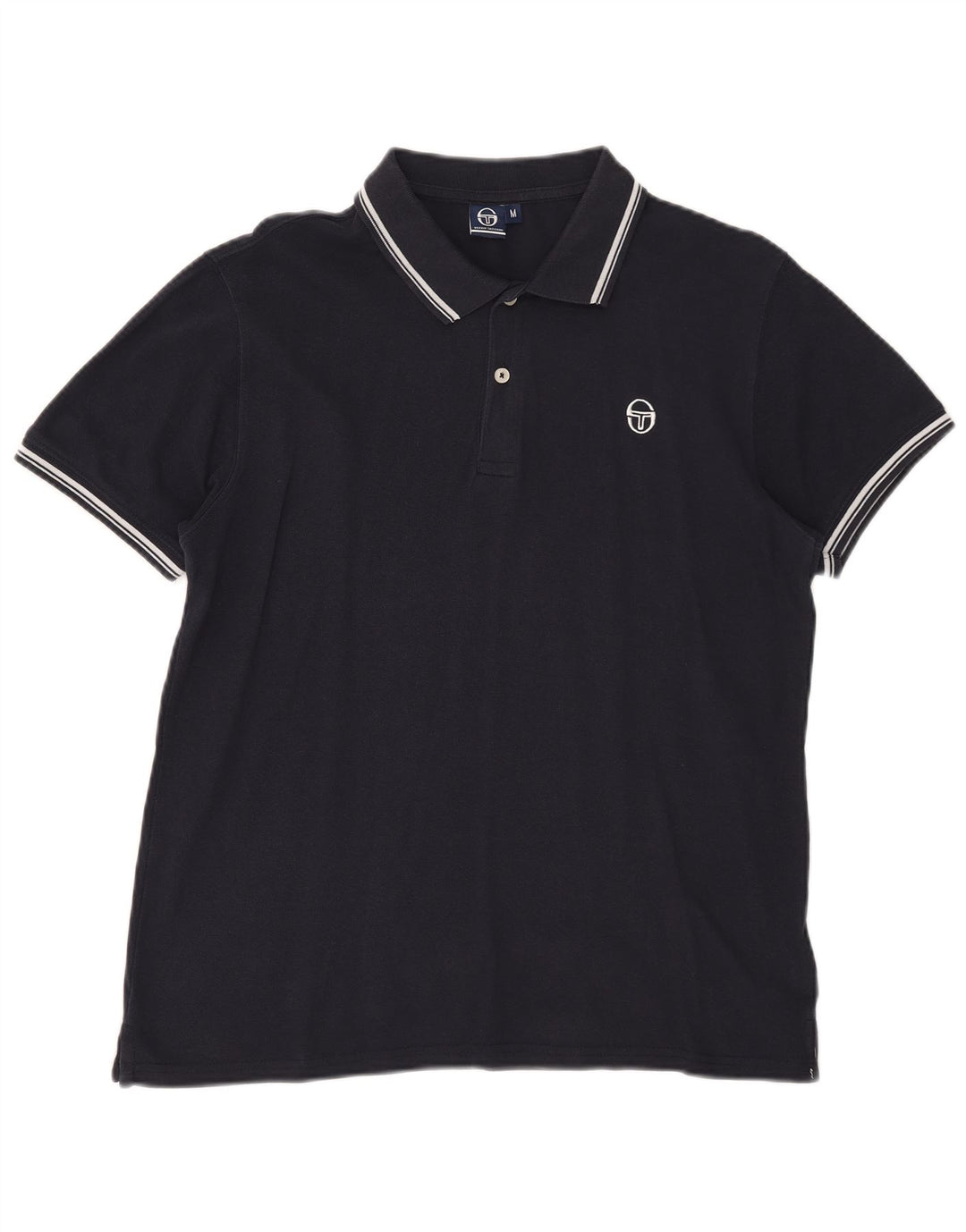 Sergio Tacchini herre poloshirt Medium marineblå bomuld