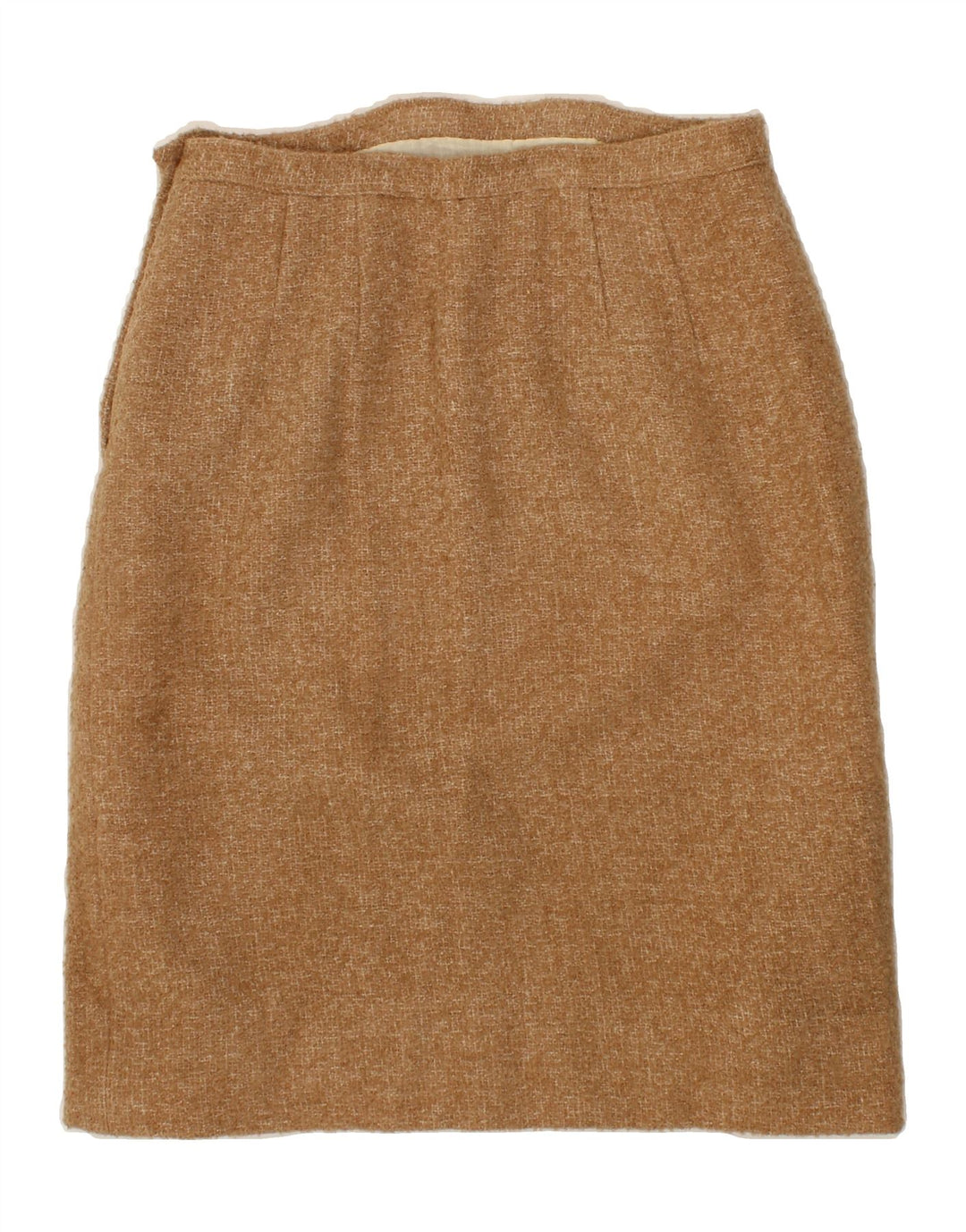 VINTAGE Womens Pencil Skirt W28 Medium Brown Vintage Vintage and Second-Hand Vintage from Messina Hembry 
