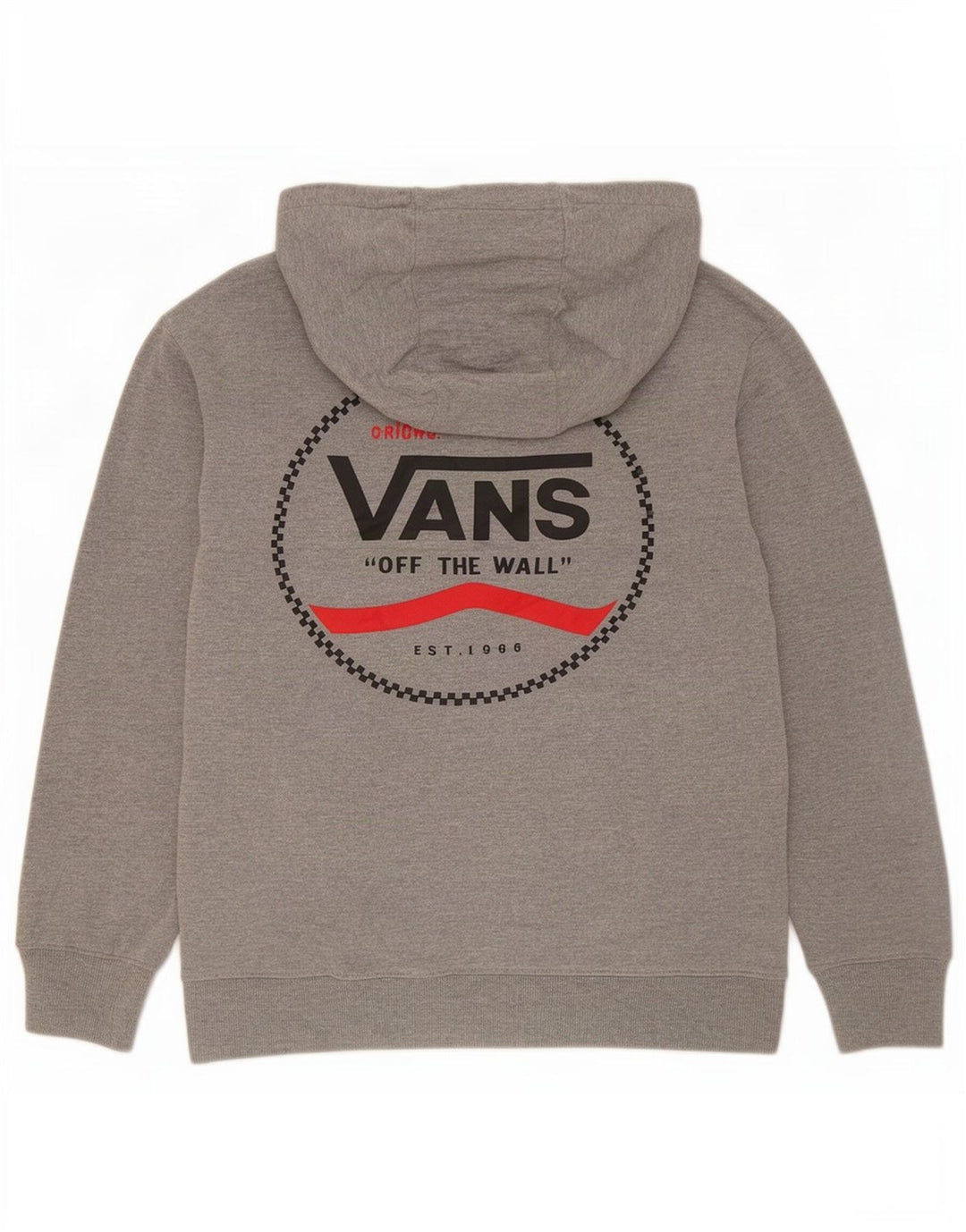 Vans Grafisk hættetrøje til mænd, lille grå flækket