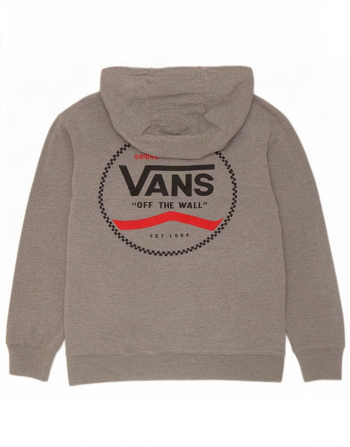 Vans Grafisk hættetrøje til mænd, lille grå flækket