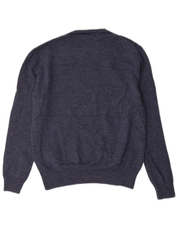 French Connection Herre Crew Neck Jumper Sweater Medium Blue Lammeuld