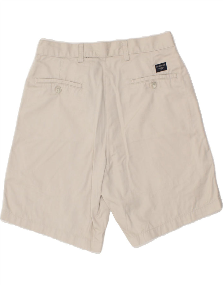 DOCKERS Mens Chino Shorts W30 Medium White Vintage Dockers and Second-Hand Dockers from Messina Hembry 