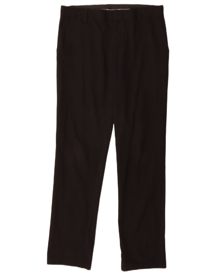 Marks & Spencer Boys Slim Suit Bukser 14-15 år W30 L30 Sort Polyester