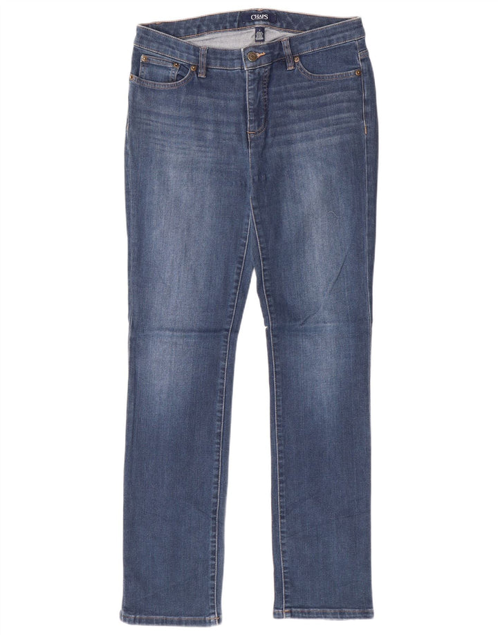 CHAPS Dame Slim Jeans US 8 Medium W30 L30 Blå Bomuld