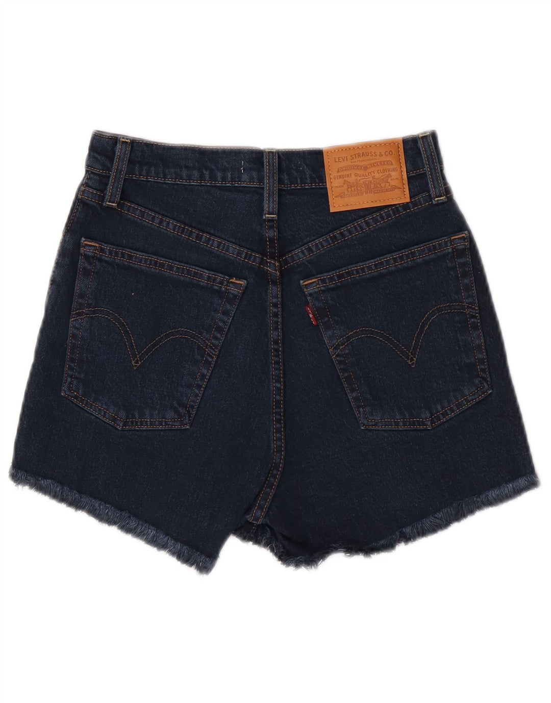 Levi's denimshorts til kvinder W25 XS Marineblå bomuld