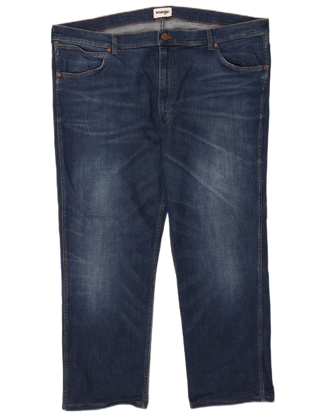 Wrangler Straight Jeans til mænd W47 L28 Marineblå