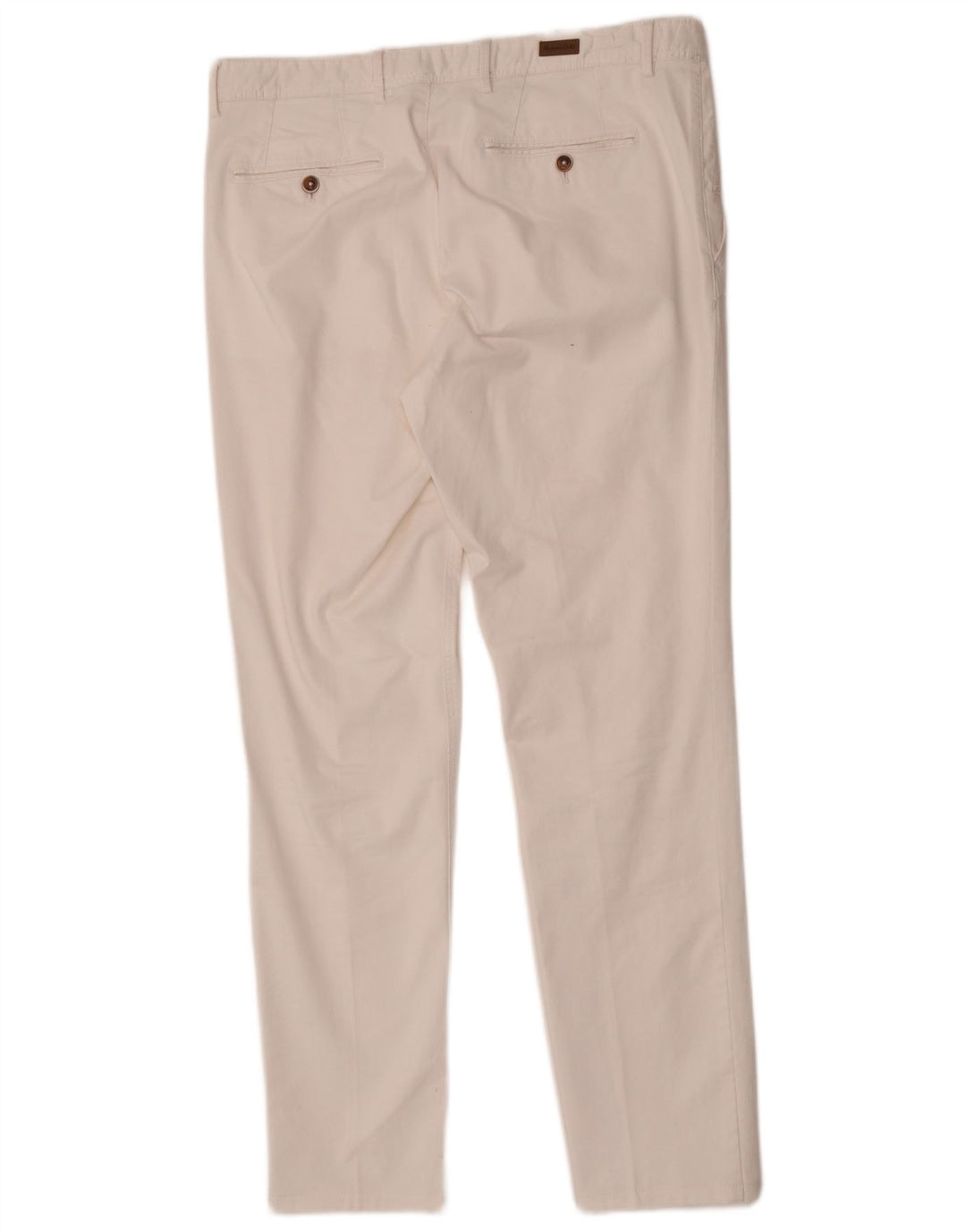 Massimo Dutti Herre Slim Chino Bukser EU 42 Large W32 L31 Hvid