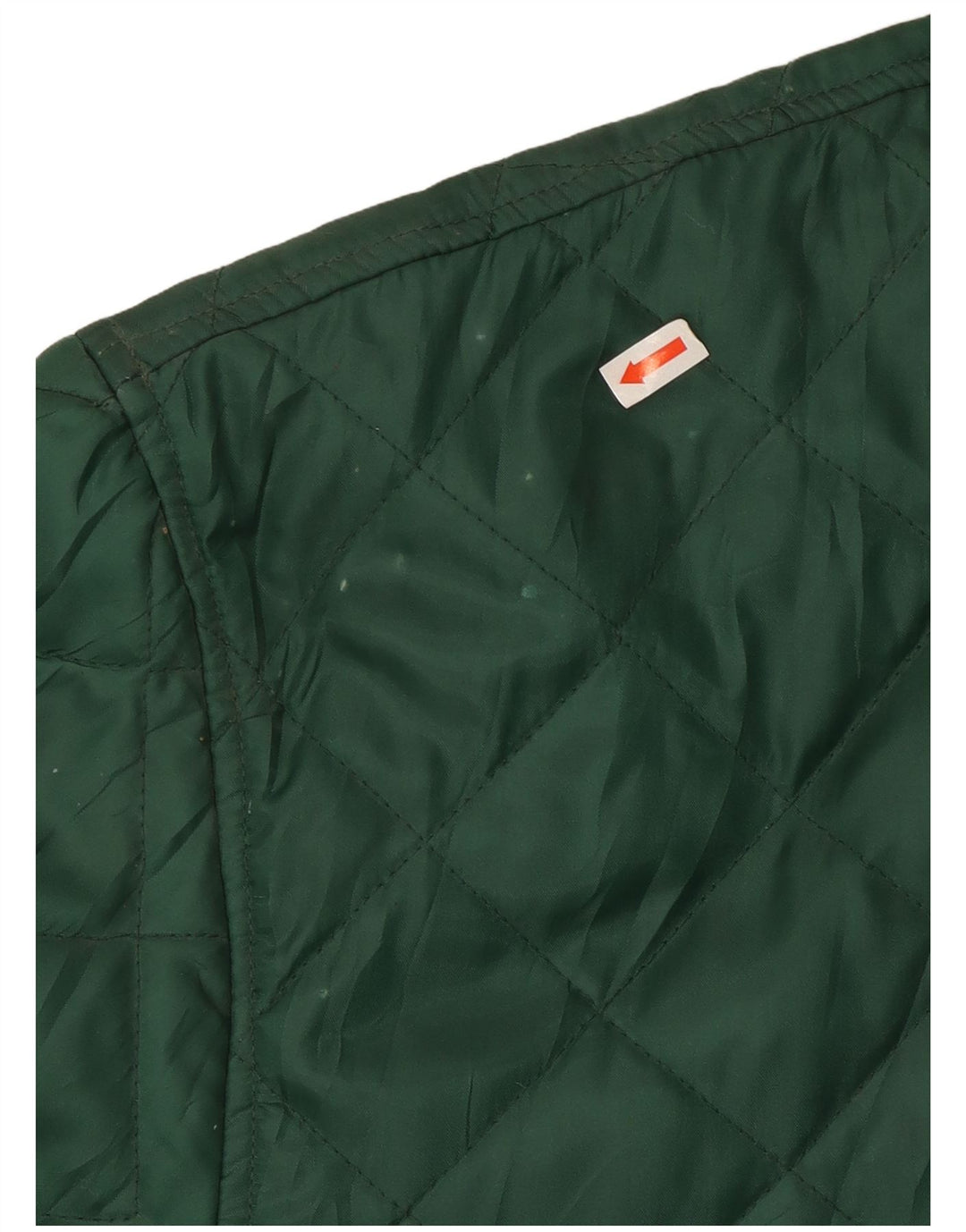 Vintage Mens Quilted Jacket UK 40 Large Green Nylon